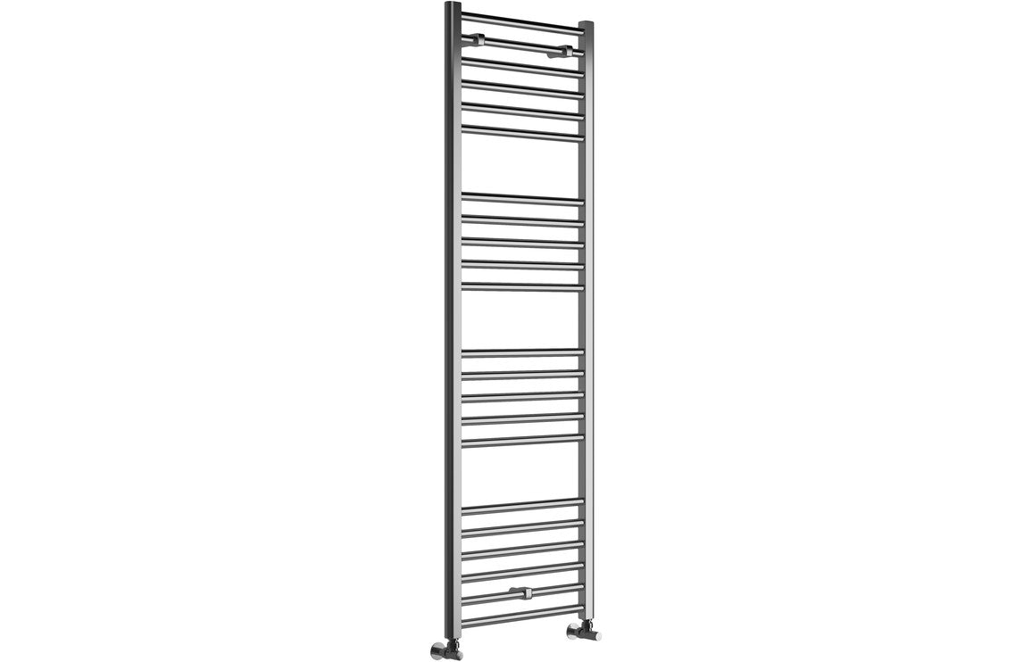 1600 x 600 Heated Towel Radiator Chrome Straight