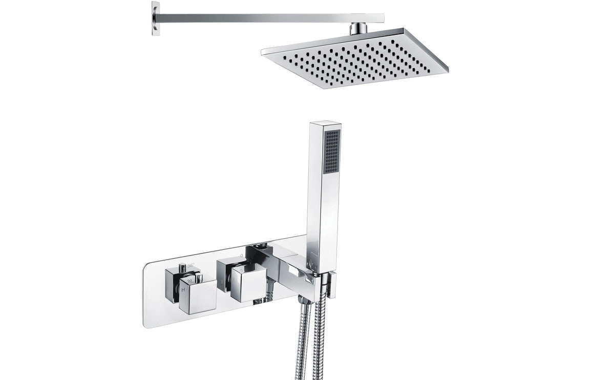 Proline Square Concealed Rain Head Shower