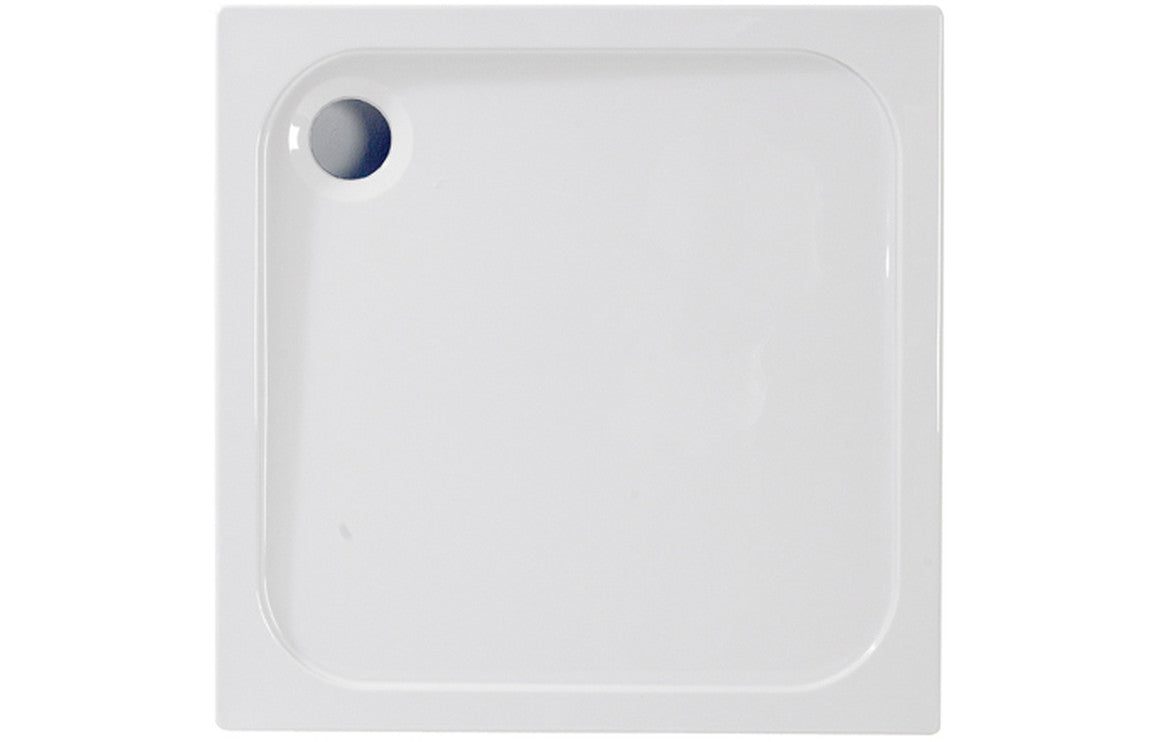 760 x 760 Slimline Shower Tray & Waste