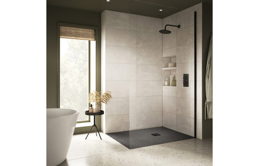 1000 x 800 Ultra Slimline Slate Shower Tray