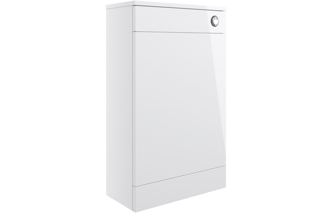 Naples Back To Wall WC Unit Gloss White