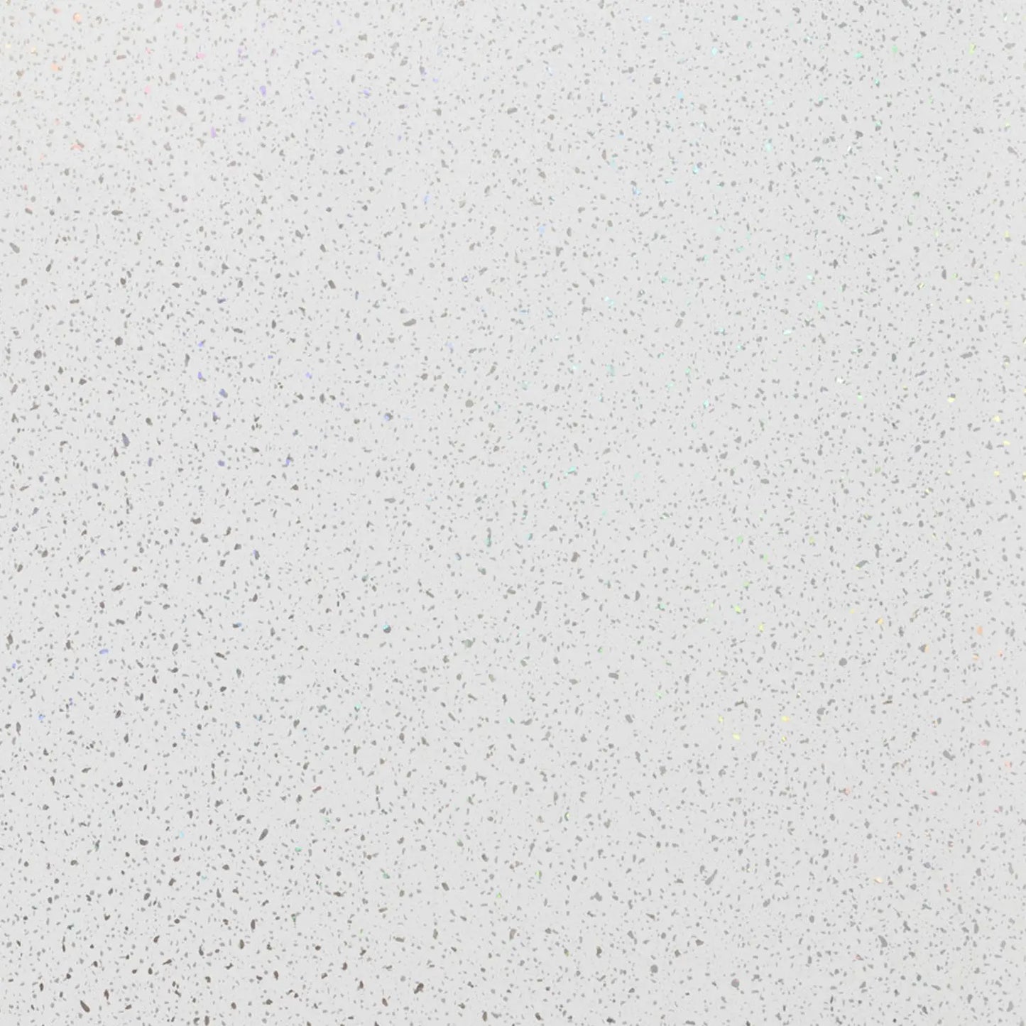 1M x 2.4M White Sparkle PVC 10mm