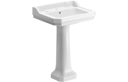 Albert 600 Basin & Full Pedestal