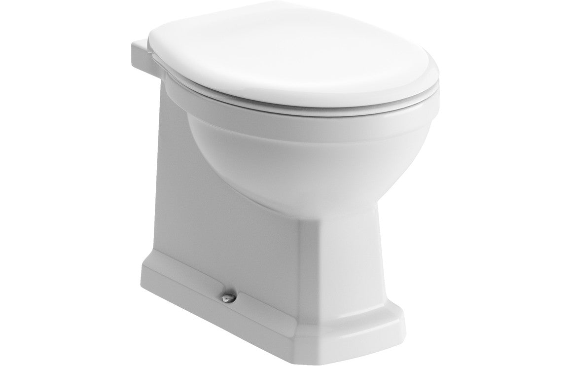 Albert Back To Wall Toilet Pan & Soft Close Seat