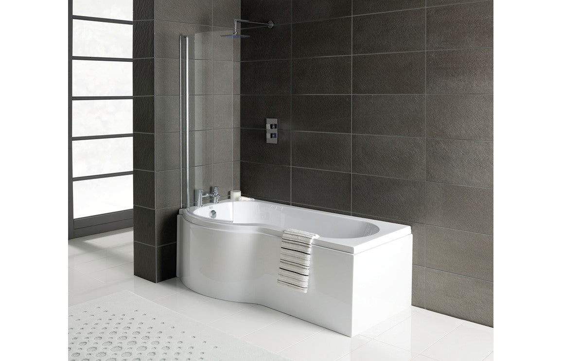 P Shape Shower Bath 1700 x 850