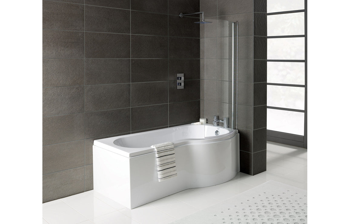 P Shape Shower Bath 1700 x 850