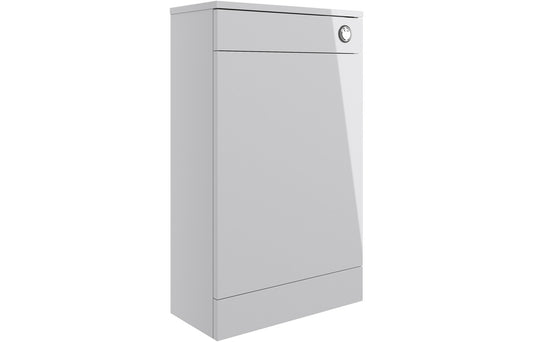 Naples Back To Wall WC Unit Gloss Grey